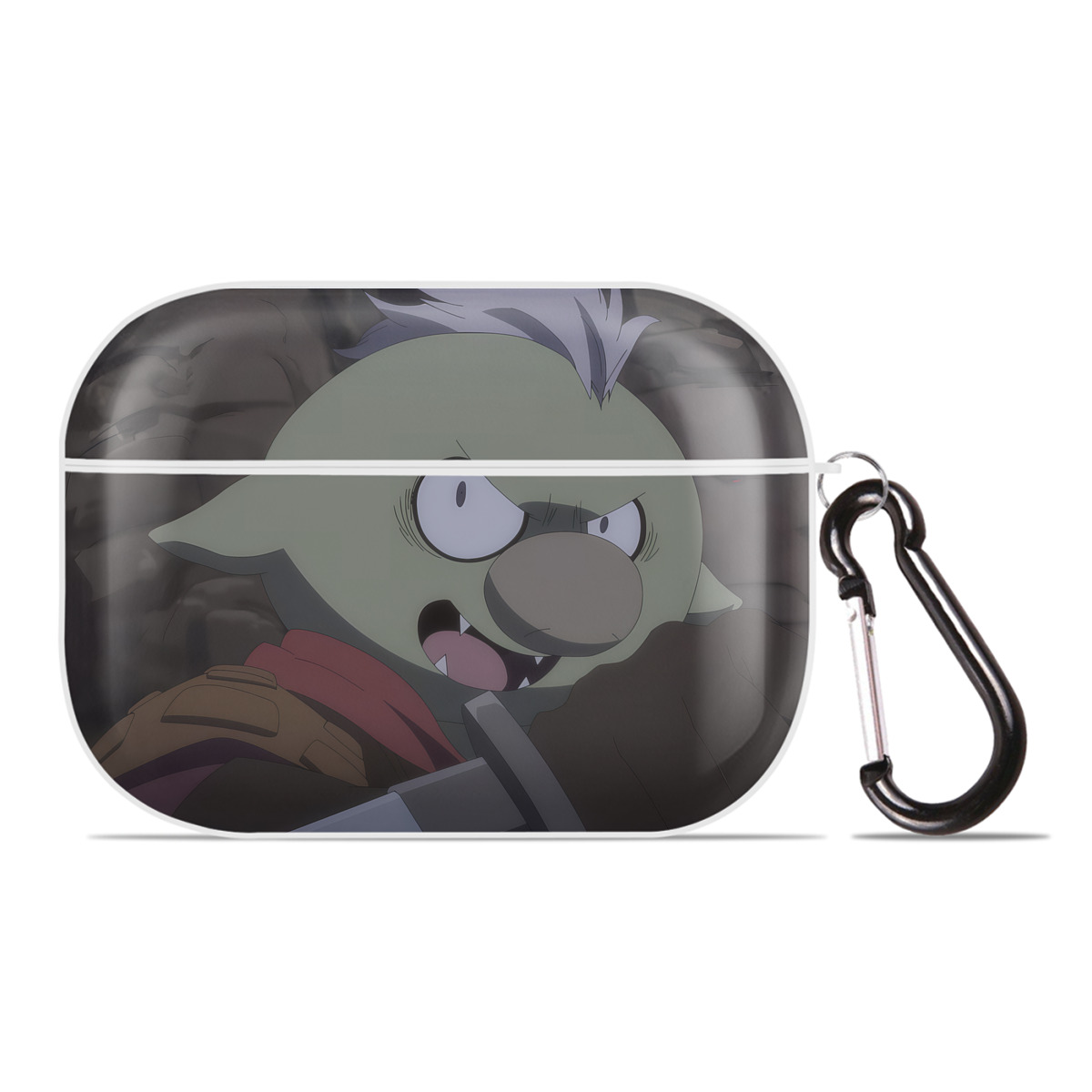 （画像用） 転スラ Regarding Reincarnated to Slime 【AirPods Pro用】ハードシェル保護ケース 耐衝撃・防指紋・カラビナ付き商品仕様