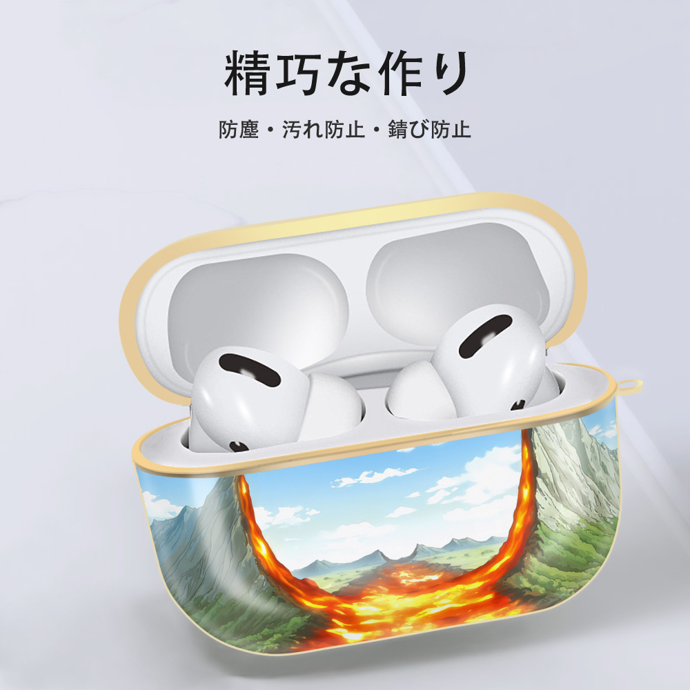 転スラ Regarding Reincarnated to Slime 【AirPods Pro用】ハードシェル保護ケース｜耐衝撃・防指紋・カラビナ付き商品仕様