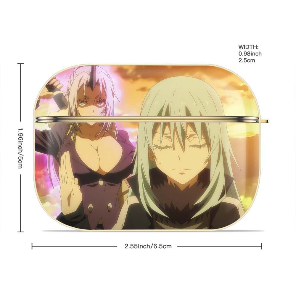 転スラ Regarding Reincarnated to Slime 【AirPods Pro用】ハードシェル保護ケース｜耐衝撃・防指紋・カラビナ付き商品仕様