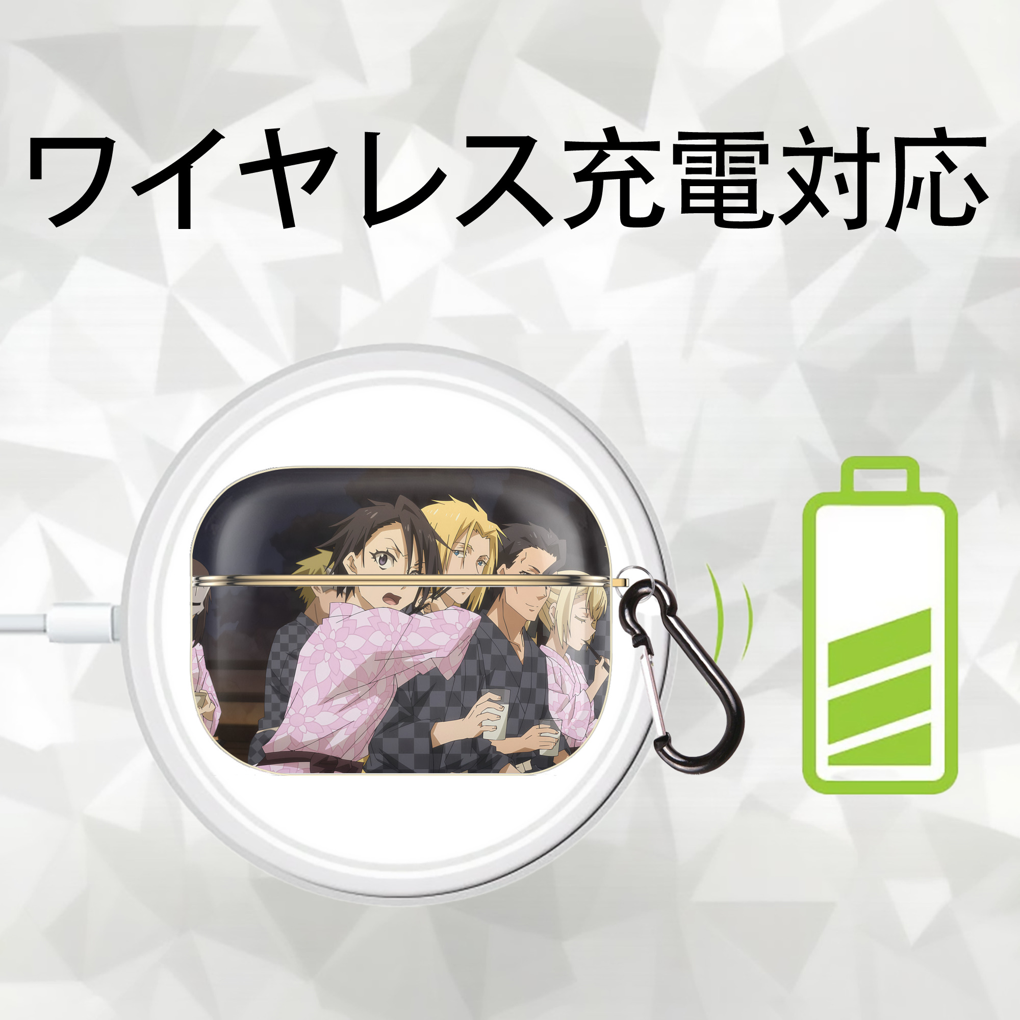 転スラ Regarding Reincarnated to Slime 【AirPods Pro用】ハードシェル保護ケース｜耐衝撃・防指紋・カラビナ付き商品仕様