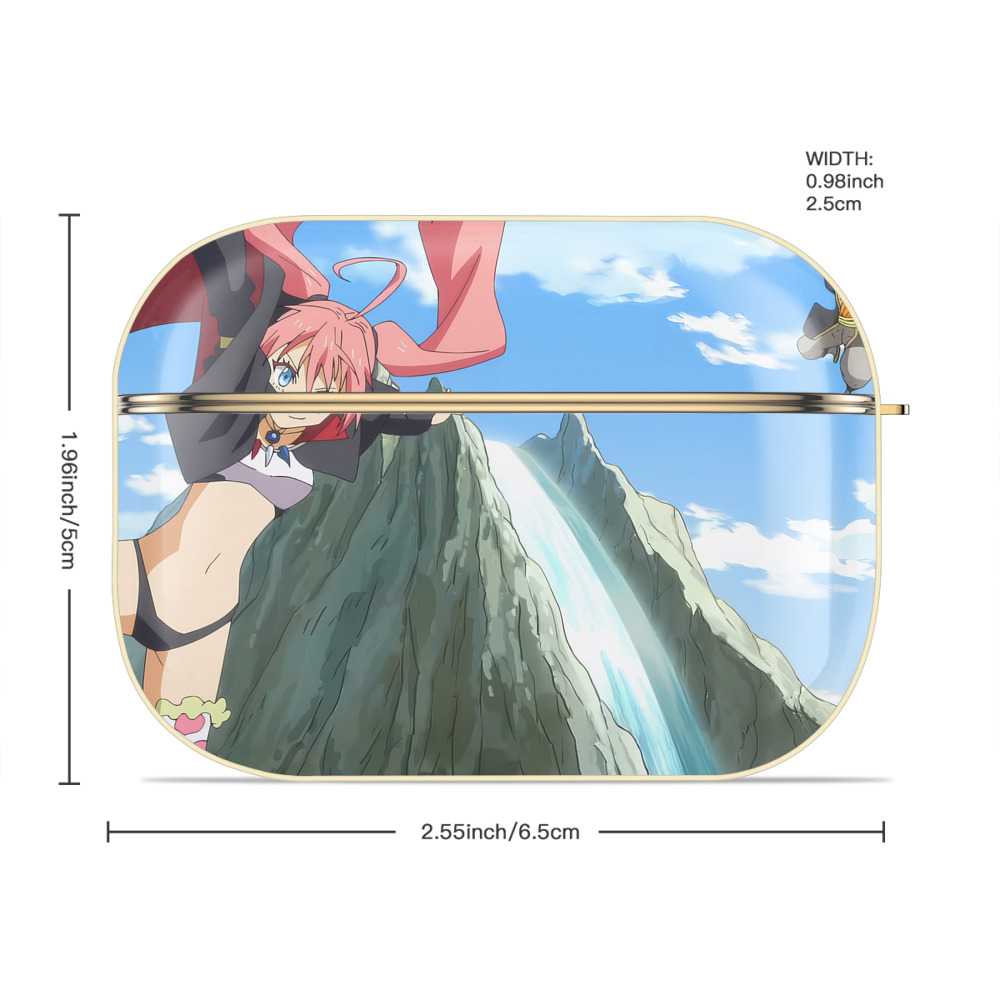転スラ Regarding Reincarnated to Slime 【AirPods Pro用】ハードシェル保護ケース｜耐衝撃・防指紋・カラビナ付き商品仕様