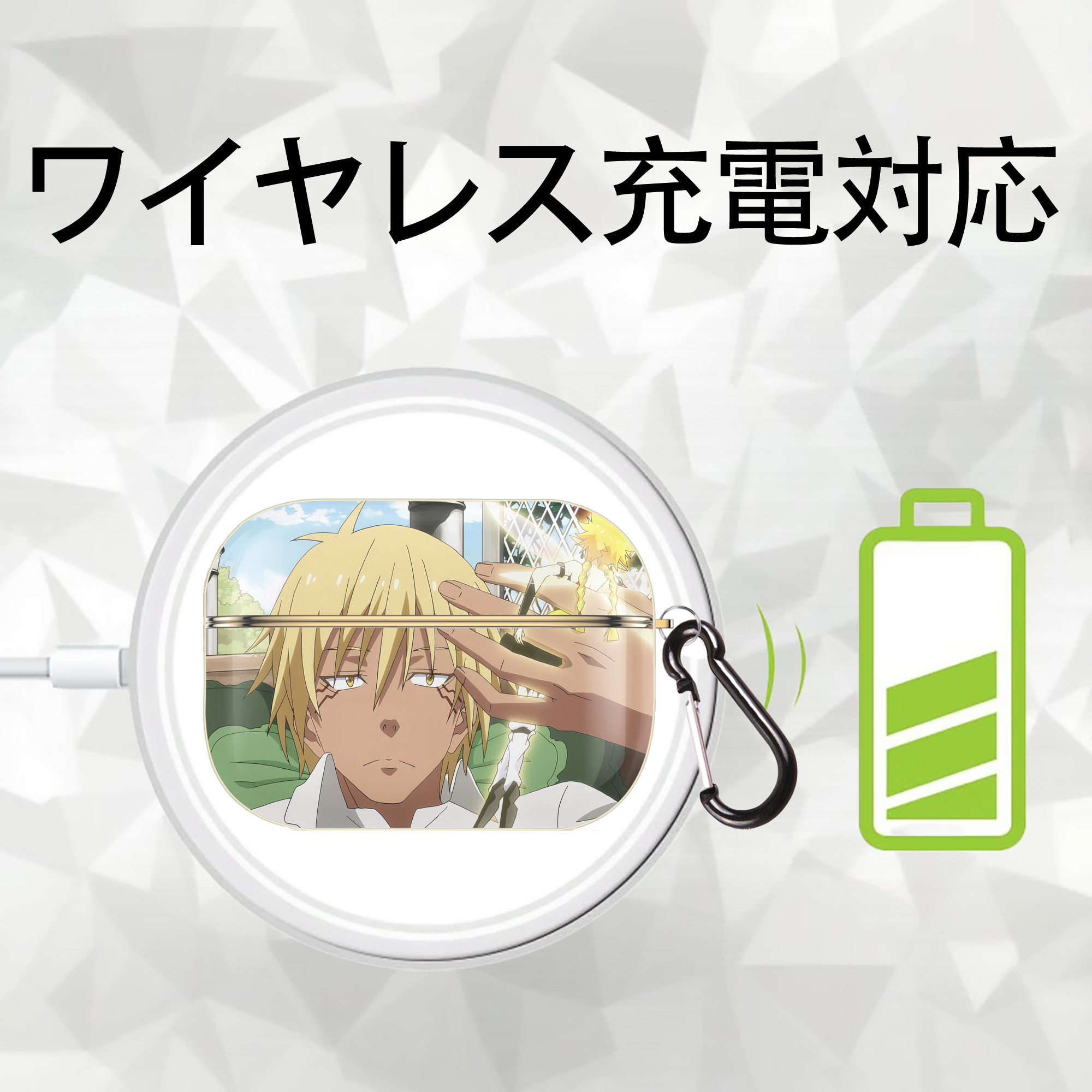 転スラ Regarding Reincarnated to Slime 【AirPods Pro用】ハードシェル保護ケース｜耐衝撃・防指紋・カラビナ付き商品仕様