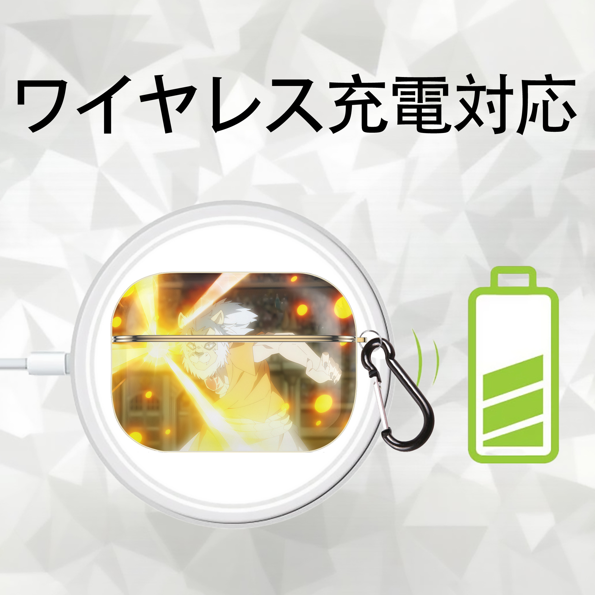 転スラ Regarding Reincarnated to Slime 【AirPods Pro用】ハードシェル保護ケース｜耐衝撃・防指紋・カラビナ付き商品仕様
