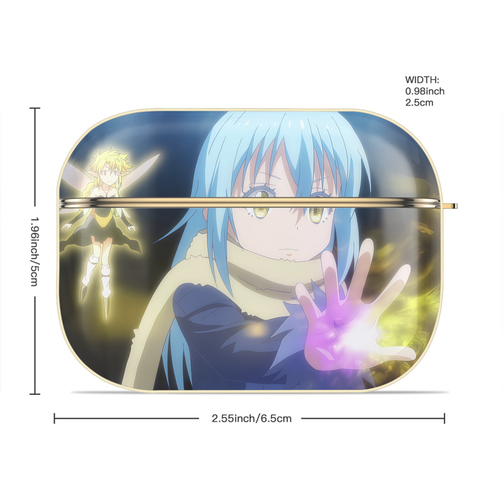 転スラ Regarding Reincarnated to Slime 【AirPods Pro用】ハードシェル保護ケース｜耐衝撃・防指紋・カラビナ付き商品仕様
