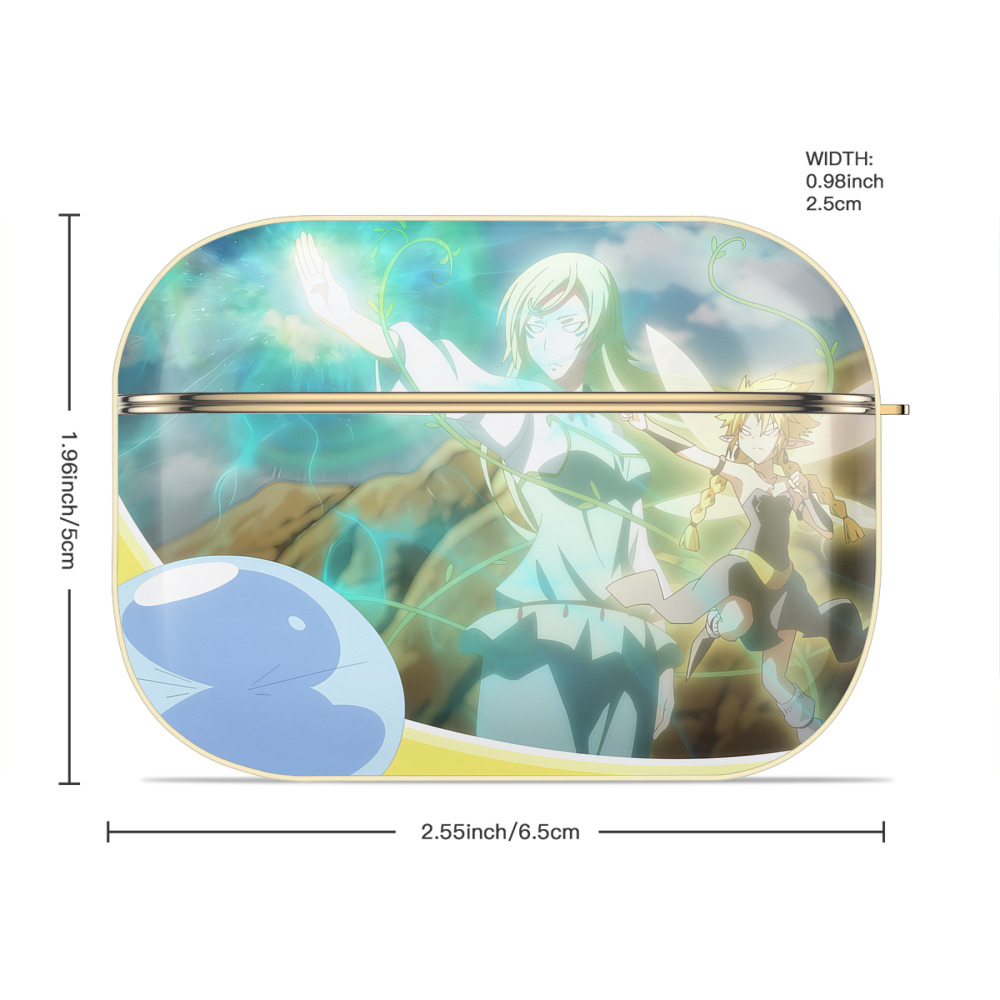 転スラ Regarding Reincarnated to Slime 【AirPods Pro用】ハードシェル保護ケース｜耐衝撃・防指紋・カラビナ付き商品仕様