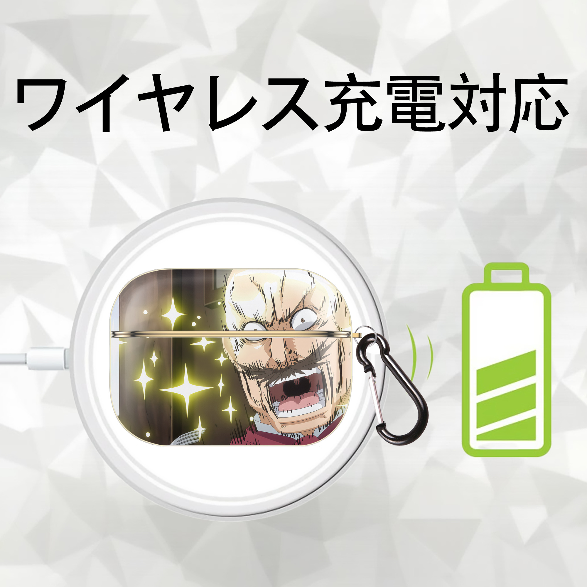 転スラ Regarding Reincarnated to Slime 【AirPods Pro用】ハードシェル保護ケース｜耐衝撃・防指紋・カラビナ付き商品仕様