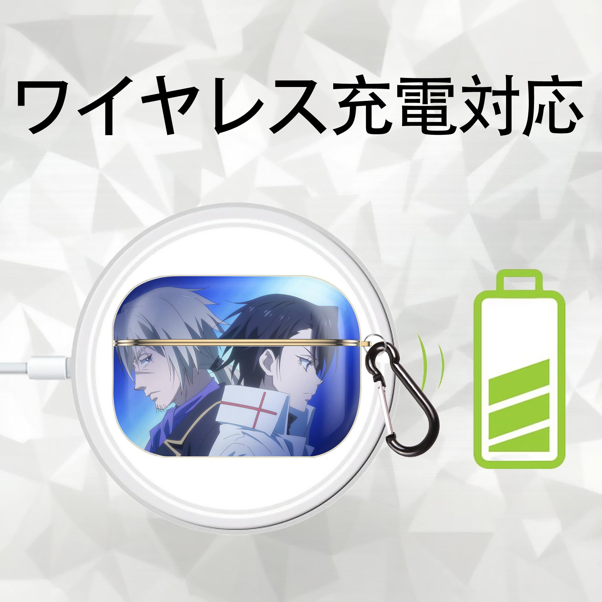転スラ Regarding Reincarnated to Slime 【AirPods Pro用】ハードシェル保護ケース｜耐衝撃・防指紋・カラビナ付き商品仕様