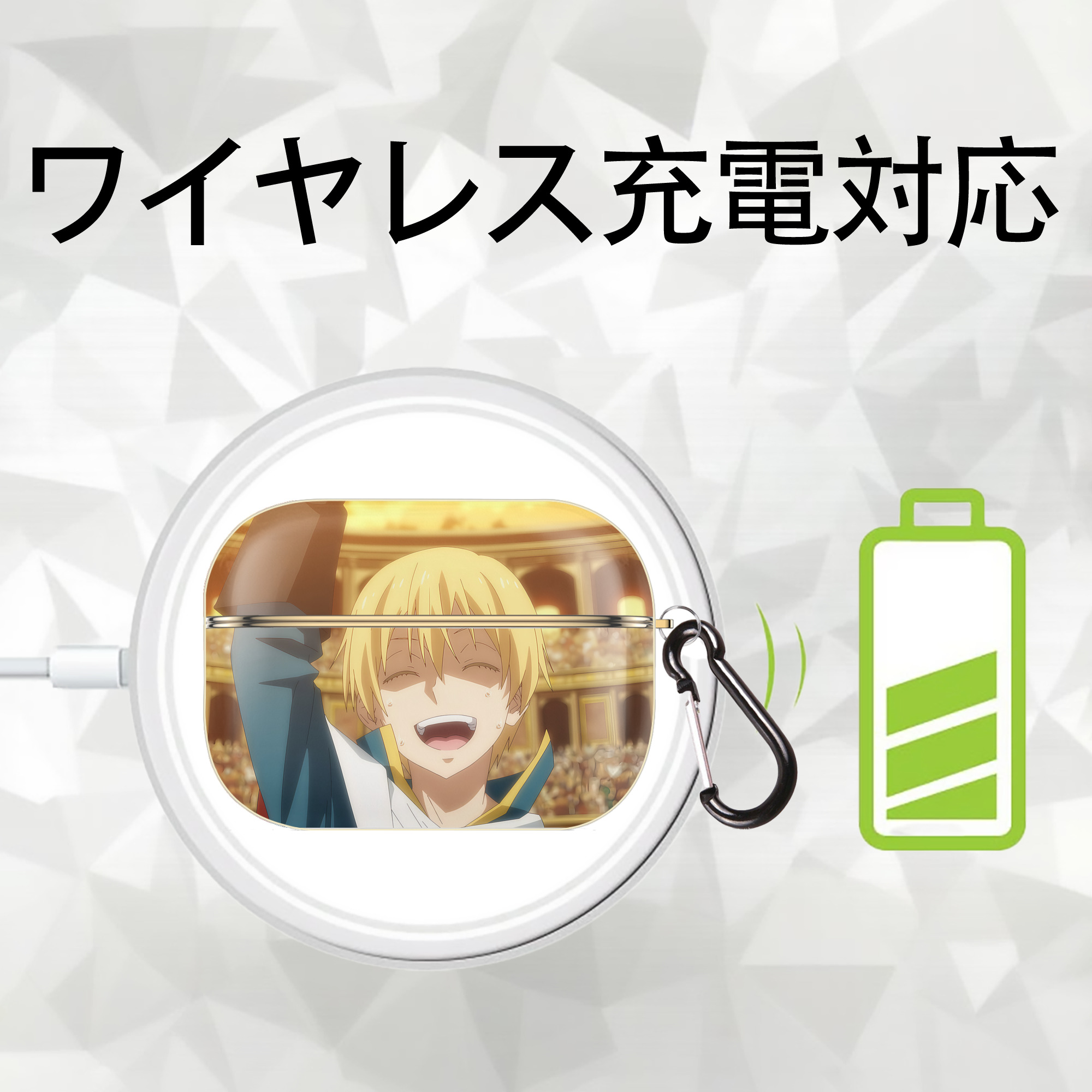 転スラ Regarding Reincarnated to Slime 【AirPods Pro用】ハードシェル保護ケース｜耐衝撃・防指紋・カラビナ付き商品仕様