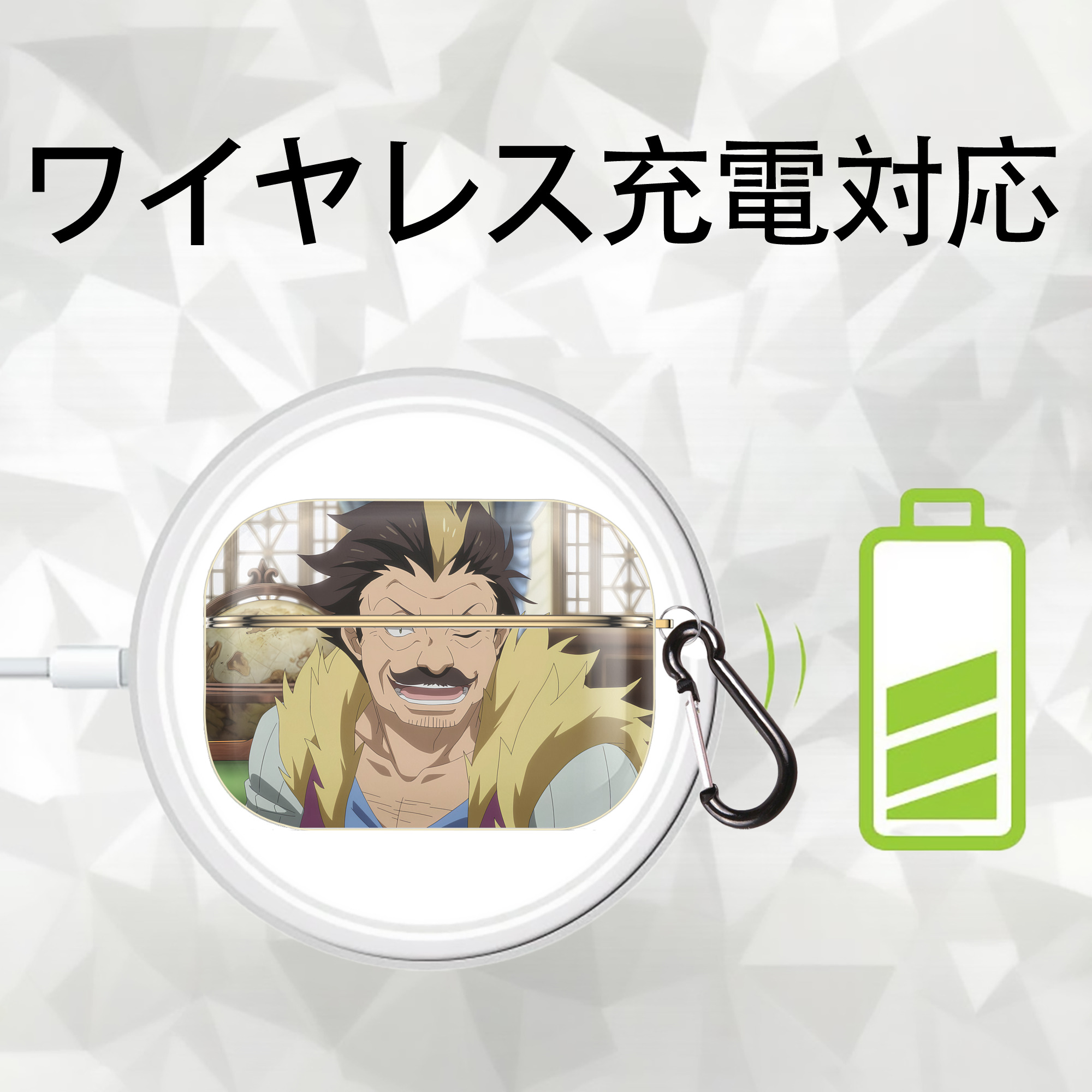 転スラ Regarding Reincarnated to Slime 【AirPods Pro用】ハードシェル保護ケース｜耐衝撃・防指紋・カラビナ付き商品仕様