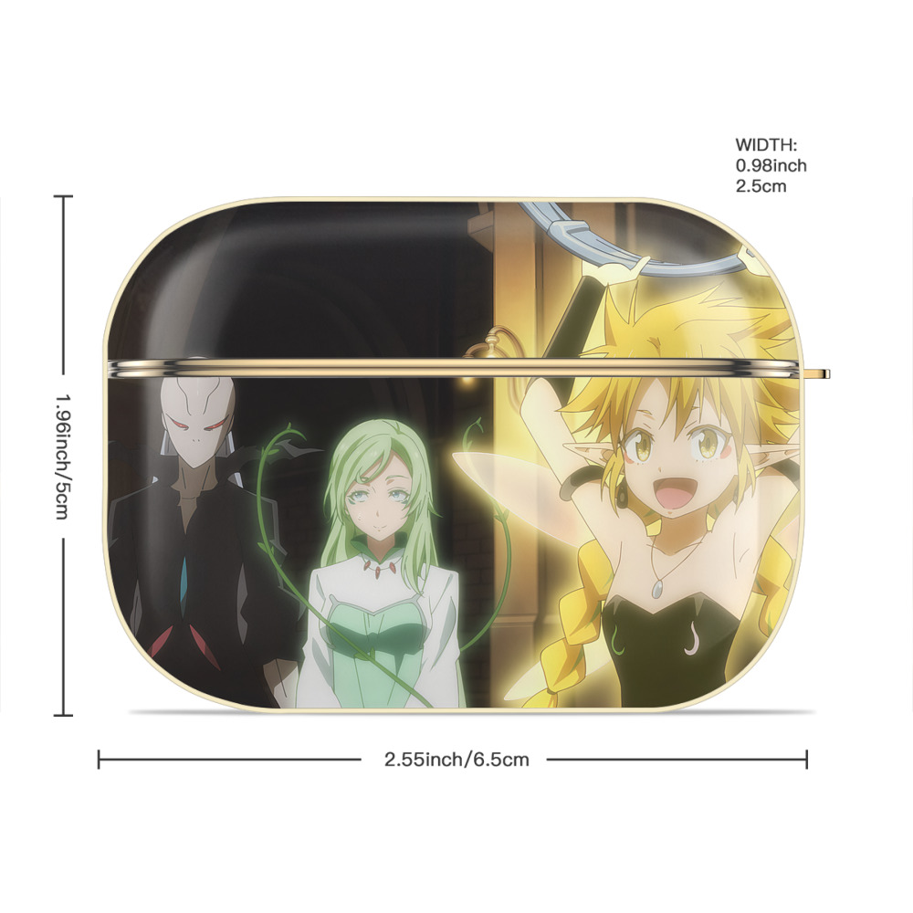 転スラ Regarding Reincarnated to Slime 【AirPods Pro用】ハードシェル保護ケース｜耐衝撃・防指紋・カラビナ付き商品仕様