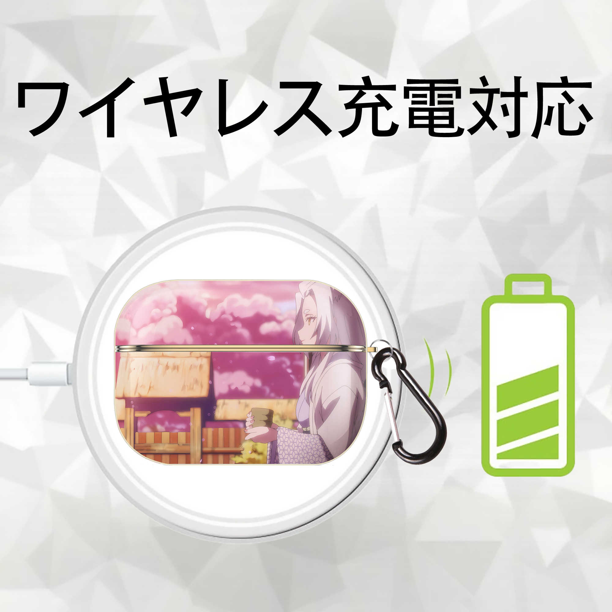転スラ Regarding Reincarnated to Slime 【AirPods Pro用】ハードシェル保護ケース｜耐衝撃・防指紋・カラビナ付き商品仕様