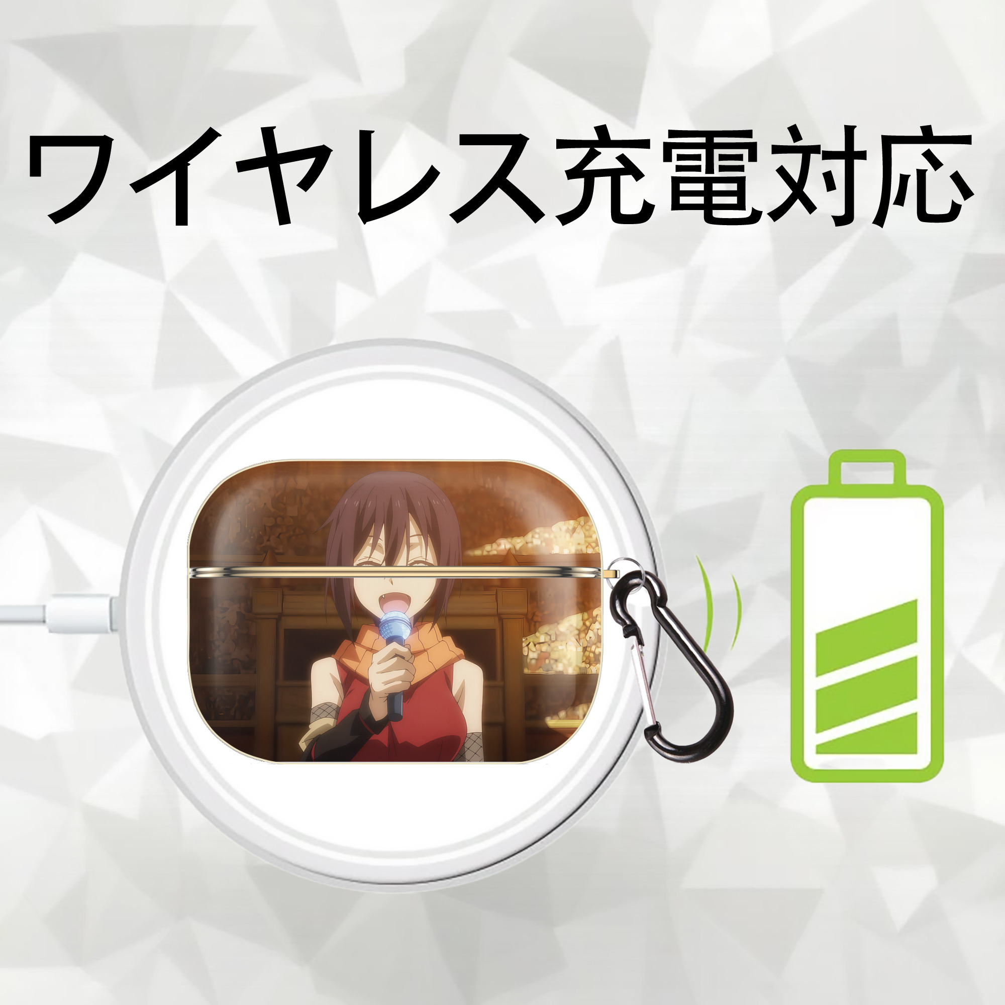 転スラ Regarding Reincarnated to Slime 【AirPods Pro用】ハードシェル保護ケース｜耐衝撃・防指紋・カラビナ付き商品仕様
