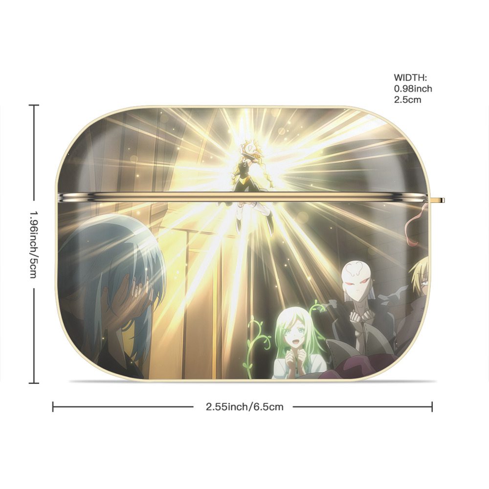 転スラ Regarding Reincarnated to Slime 【AirPods Pro用】ハードシェル保護ケース｜耐衝撃・防指紋・カラビナ付き商品仕様
