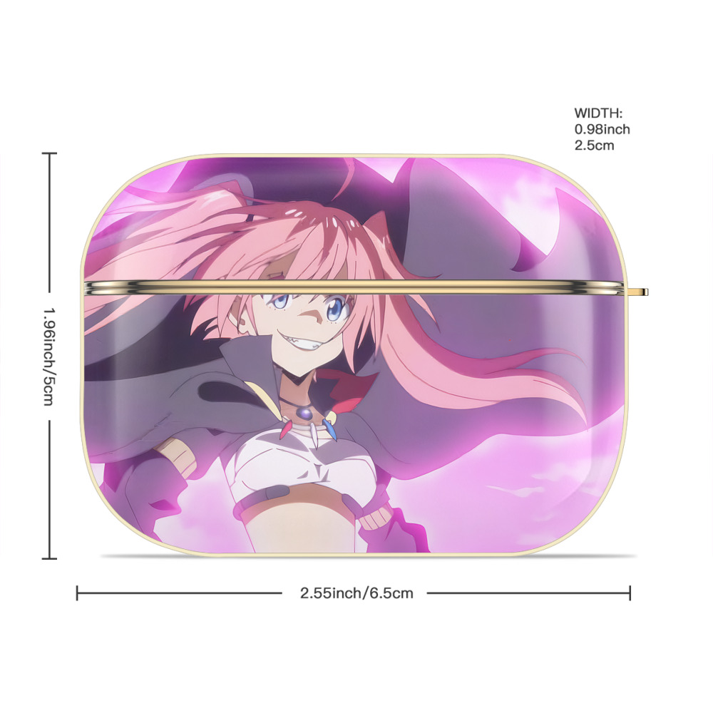 転スラ Regarding Reincarnated to Slime 【AirPods Pro用】ハードシェル保護ケース｜耐衝撃・防指紋・カラビナ付き商品仕様