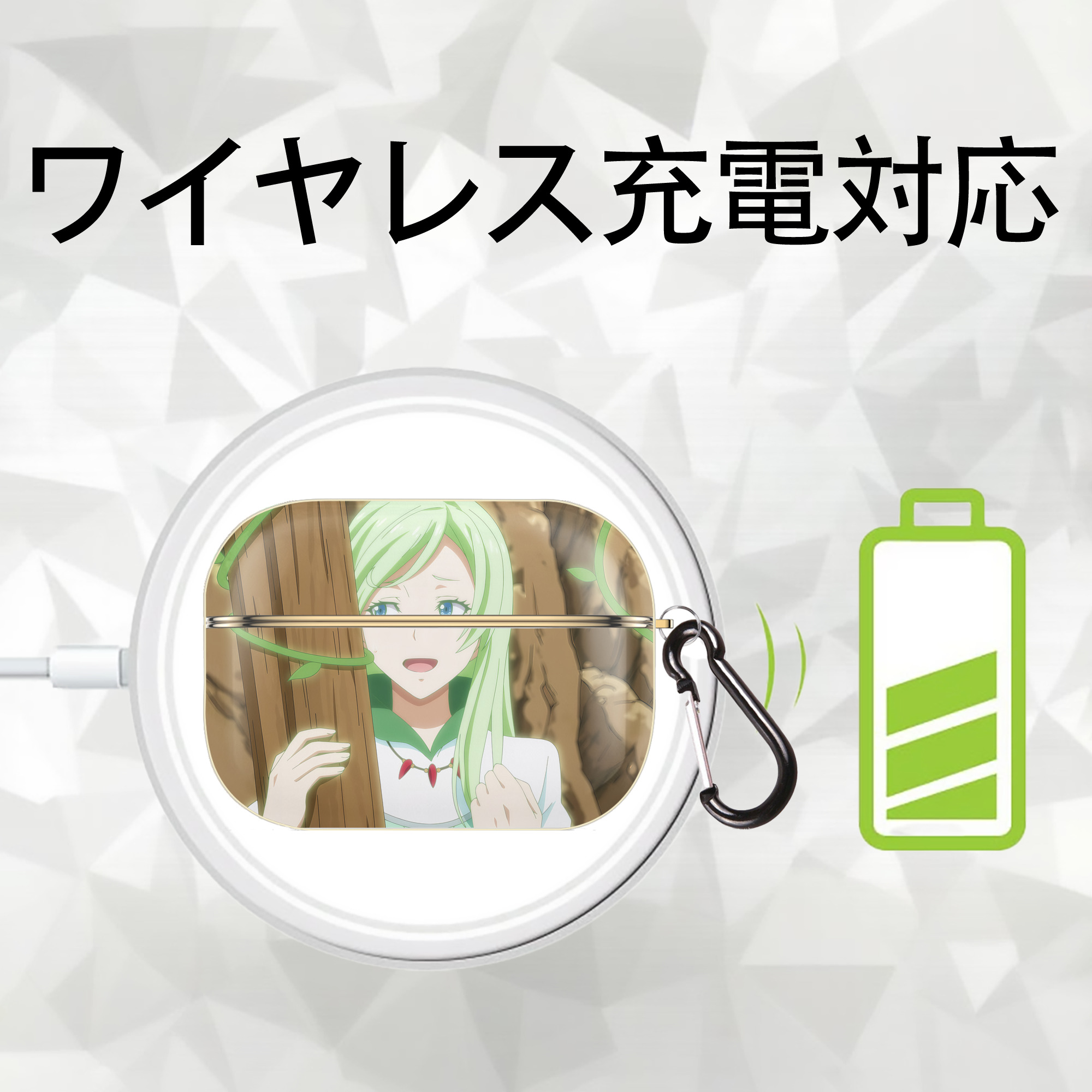 転スラ Regarding Reincarnated to Slime 【AirPods Pro用】ハードシェル保護ケース｜耐衝撃・防指紋・カラビナ付き商品仕様