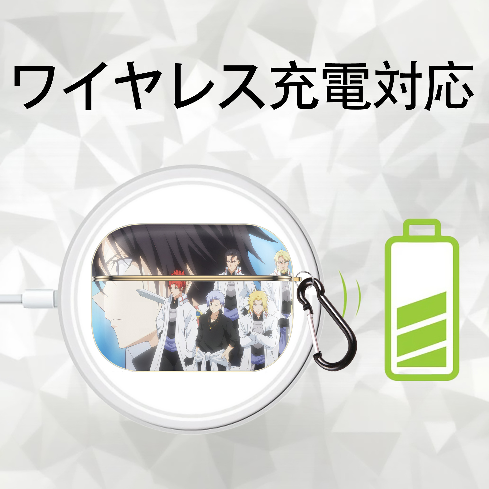 転スラ Regarding Reincarnated to Slime 【AirPods Pro用】ハードシェル保護ケース｜耐衝撃・防指紋・カラビナ付き商品仕様