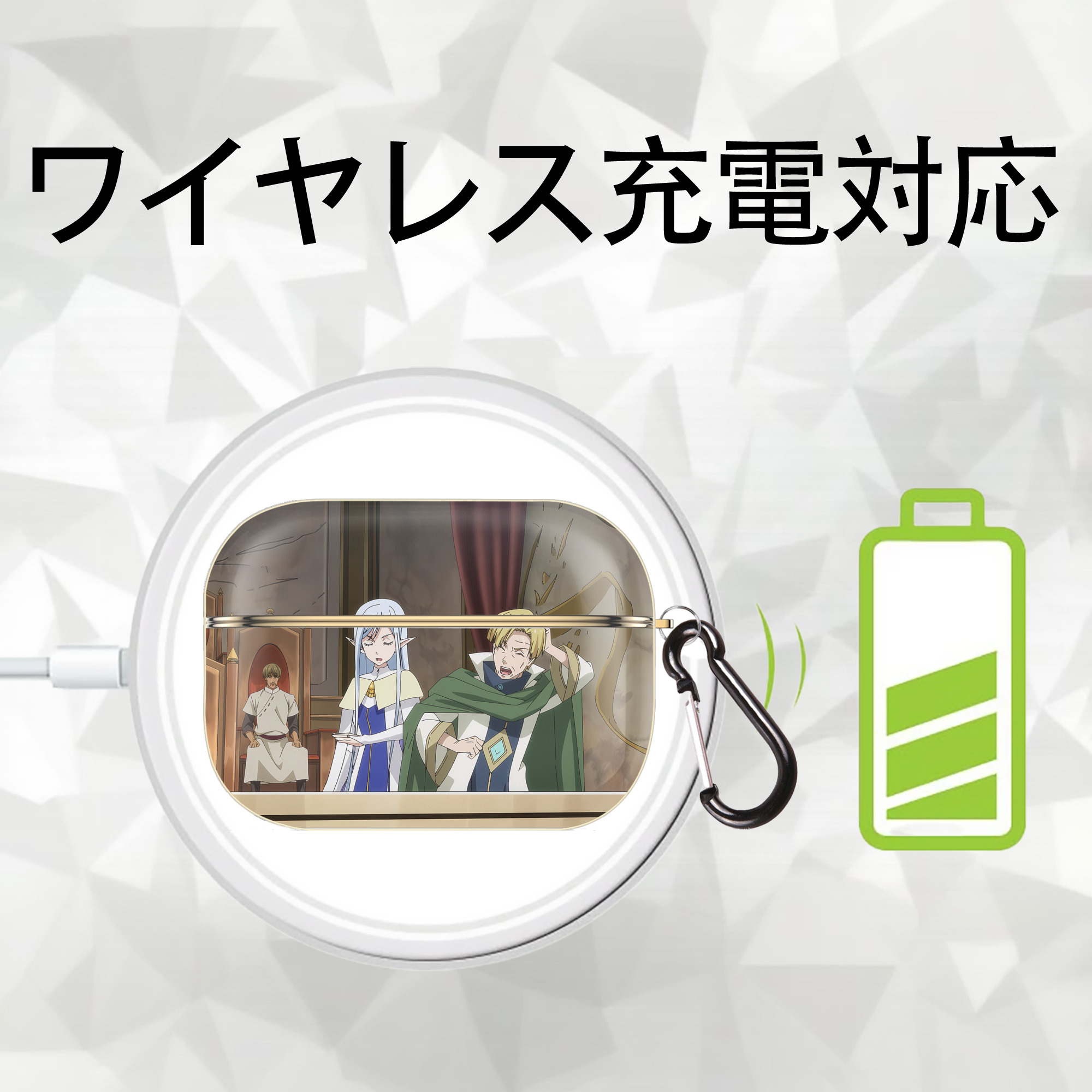 転スラ Regarding Reincarnated to Slime 【AirPods Pro用】ハードシェル保護ケース｜耐衝撃・防指紋・カラビナ付き商品仕様