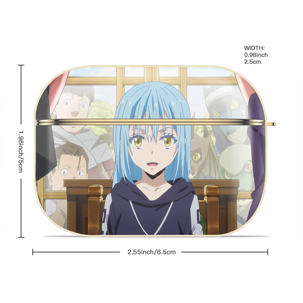 転スラ Regarding Reincarnated to Slime 【AirPods Pro用】ハードシェル保護ケース｜耐衝撃・防指紋・カラビナ付き商品仕様