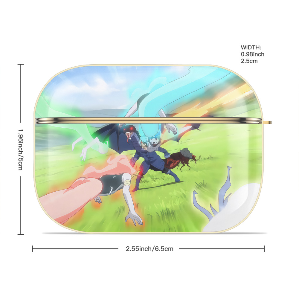 転スラ Regarding Reincarnated to Slime 【AirPods Pro用】ハードシェル保護ケース｜耐衝撃・防指紋・カラビナ付き商品仕様