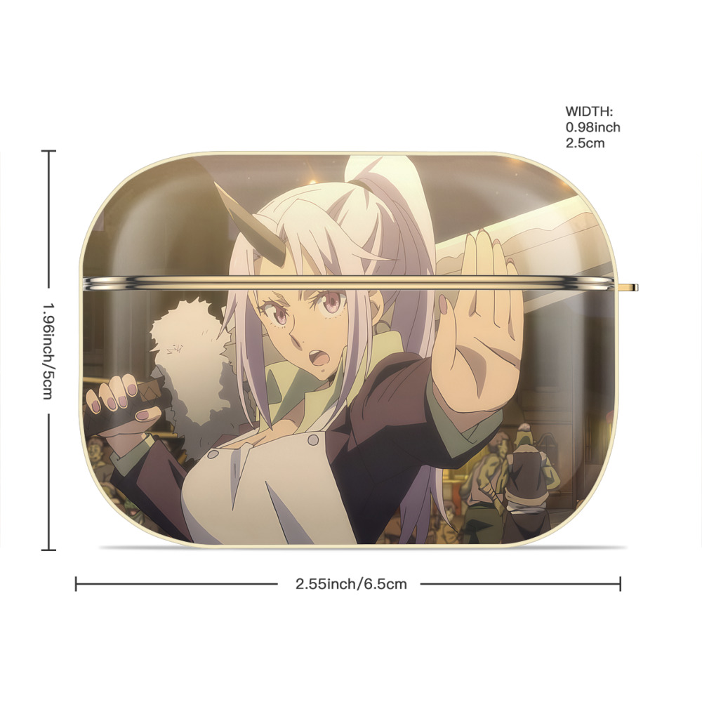 転スラ Regarding Reincarnated to Slime 【AirPods Pro用】ハードシェル保護ケース｜耐衝撃・防指紋・カラビナ付き商品仕様