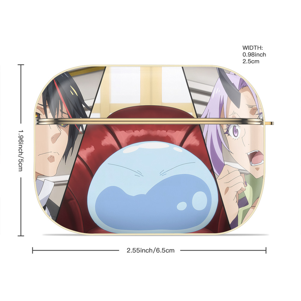 転スラ Regarding Reincarnated to Slime 【AirPods Pro用】ハードシェル保護ケース｜耐衝撃・防指紋・カラビナ付き商品仕様