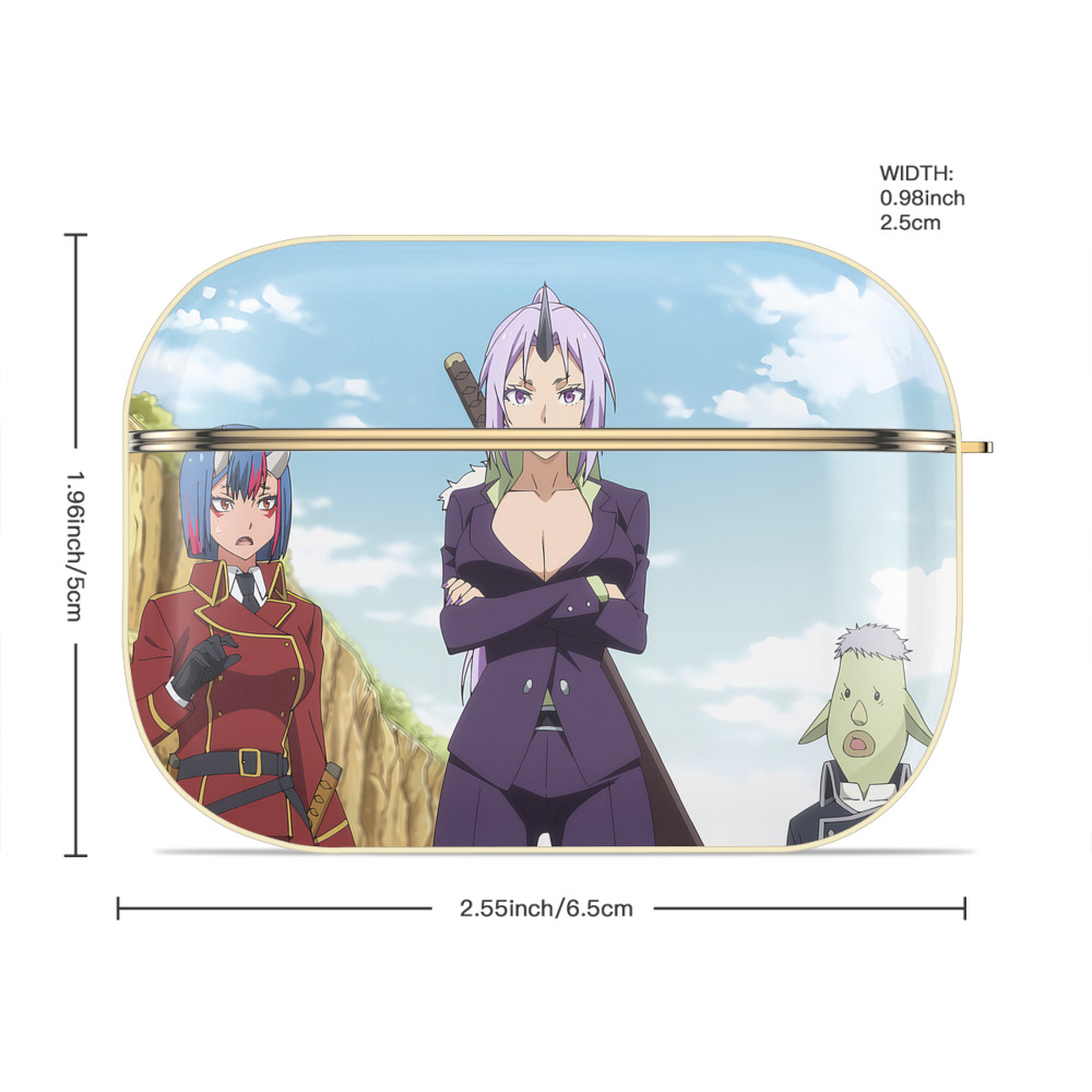 転スラ Regarding Reincarnated to Slime 【AirPods Pro用】ハードシェル保護ケース｜耐衝撃・防指紋・カラビナ付き商品仕様