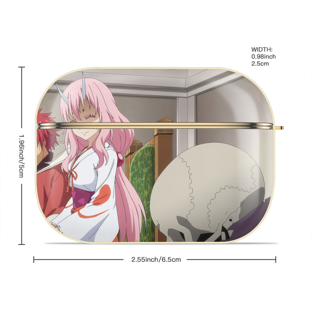 転スラ Regarding Reincarnated to Slime 【AirPods Pro用】ハードシェル保護ケース｜耐衝撃・防指紋・カラビナ付き商品仕様