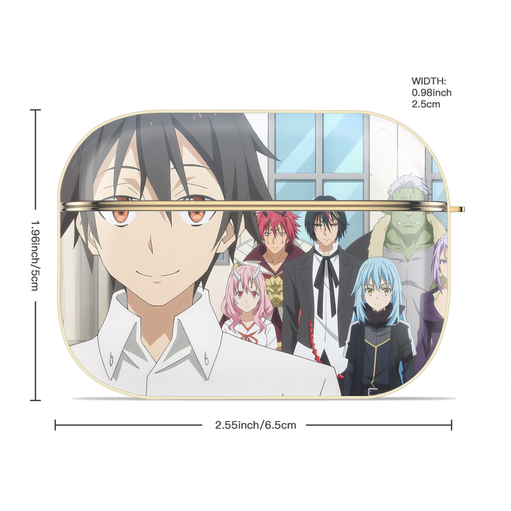 転スラ Regarding Reincarnated to Slime 【AirPods Pro用】ハードシェル保護ケース｜耐衝撃・防指紋・カラビナ付き商品仕様
