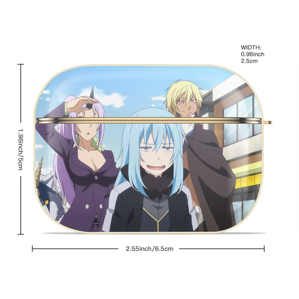転スラ Regarding Reincarnated to Slime 【AirPods Pro用】ハードシェル保護ケース｜耐衝撃・防指紋・カラビナ付き商品仕様