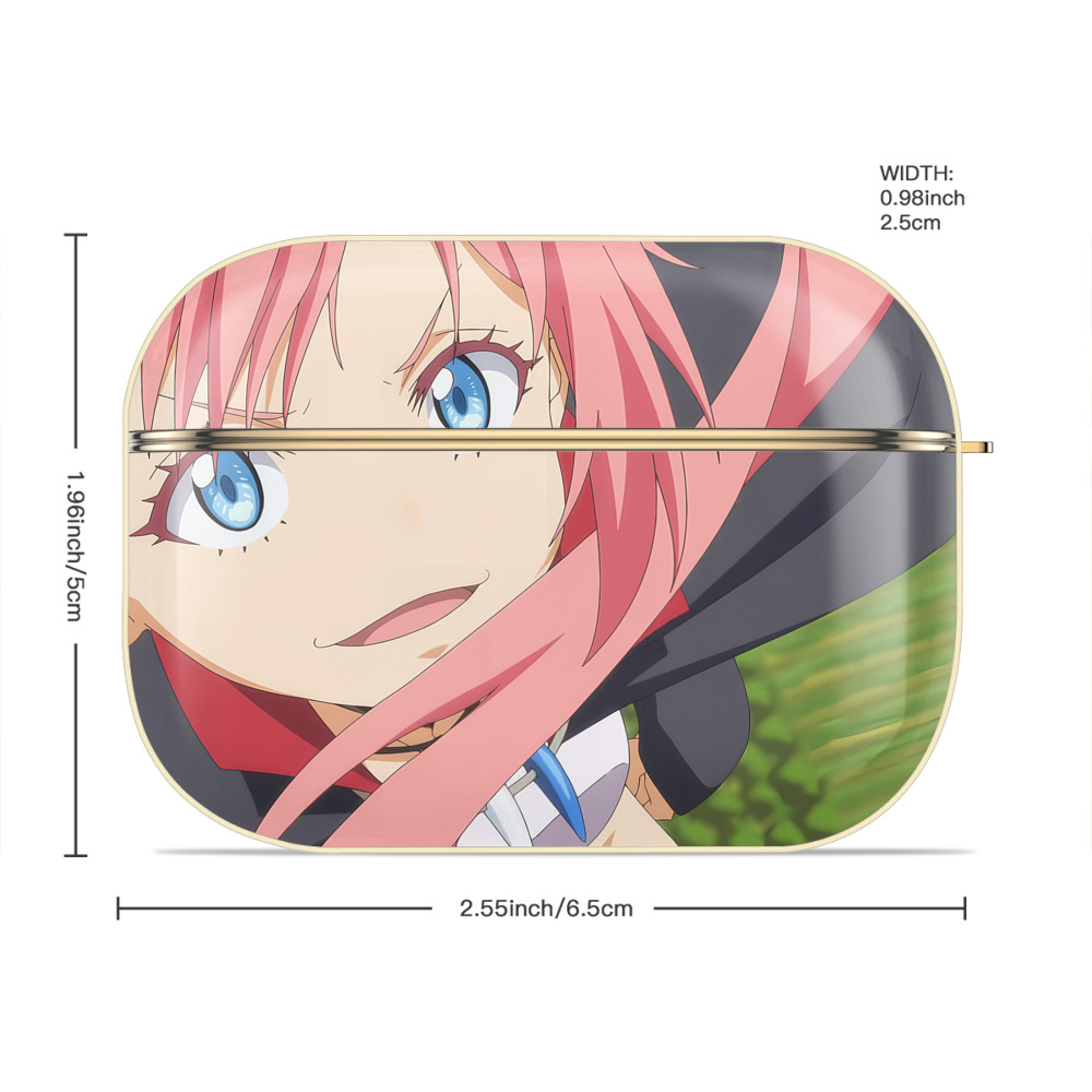 転スラ Regarding Reincarnated to Slime 【AirPods Pro用】ハードシェル保護ケース｜耐衝撃・防指紋・カラビナ付き商品仕様