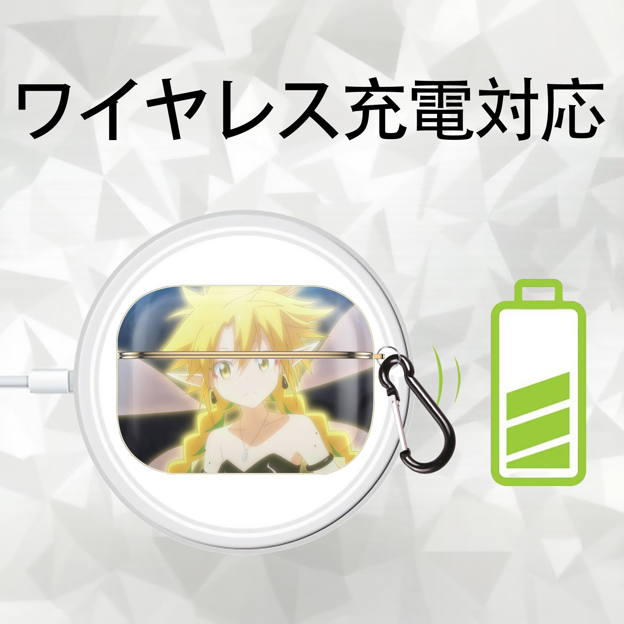 転スラ Regarding Reincarnated to Slime 【AirPods Pro用】ハードシェル保護ケース｜耐衝撃・防指紋・カラビナ付き商品仕様