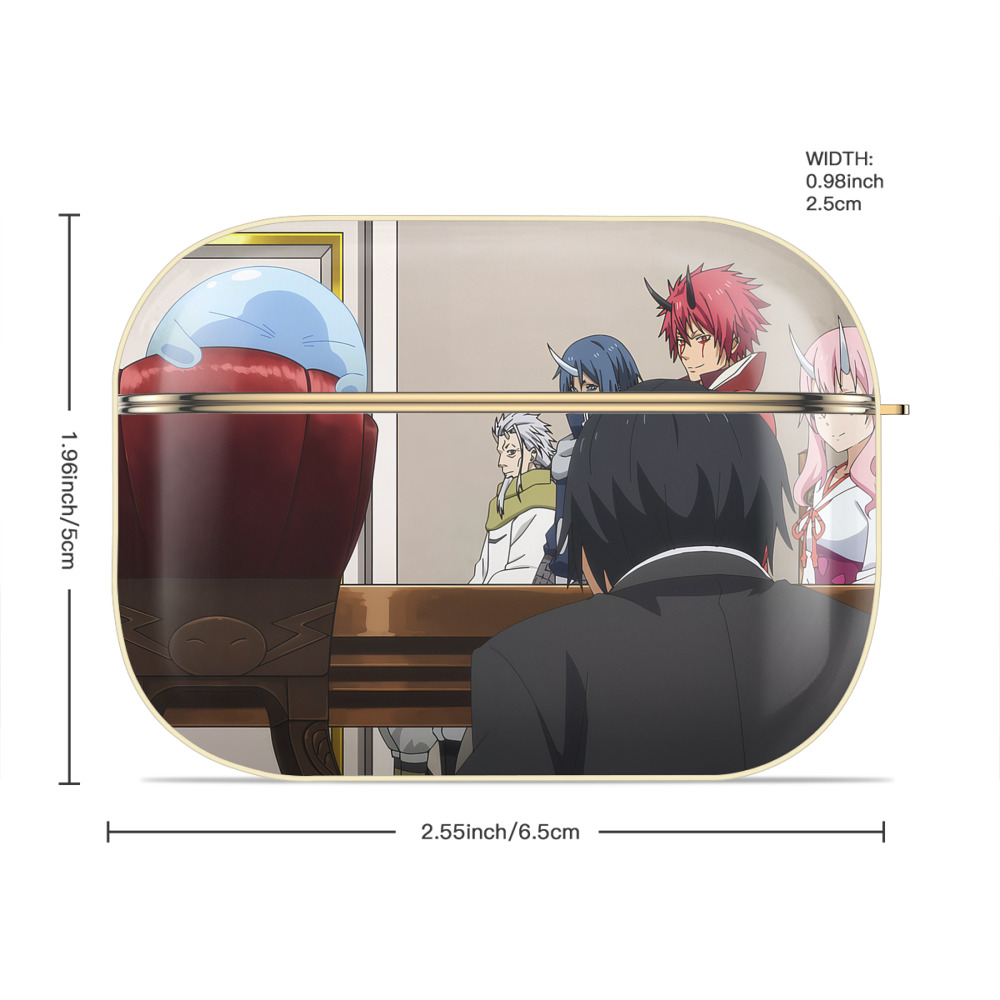 転スラ Regarding Reincarnated to Slime 【AirPods Pro用】ハードシェル保護ケース｜耐衝撃・防指紋・カラビナ付き商品仕様