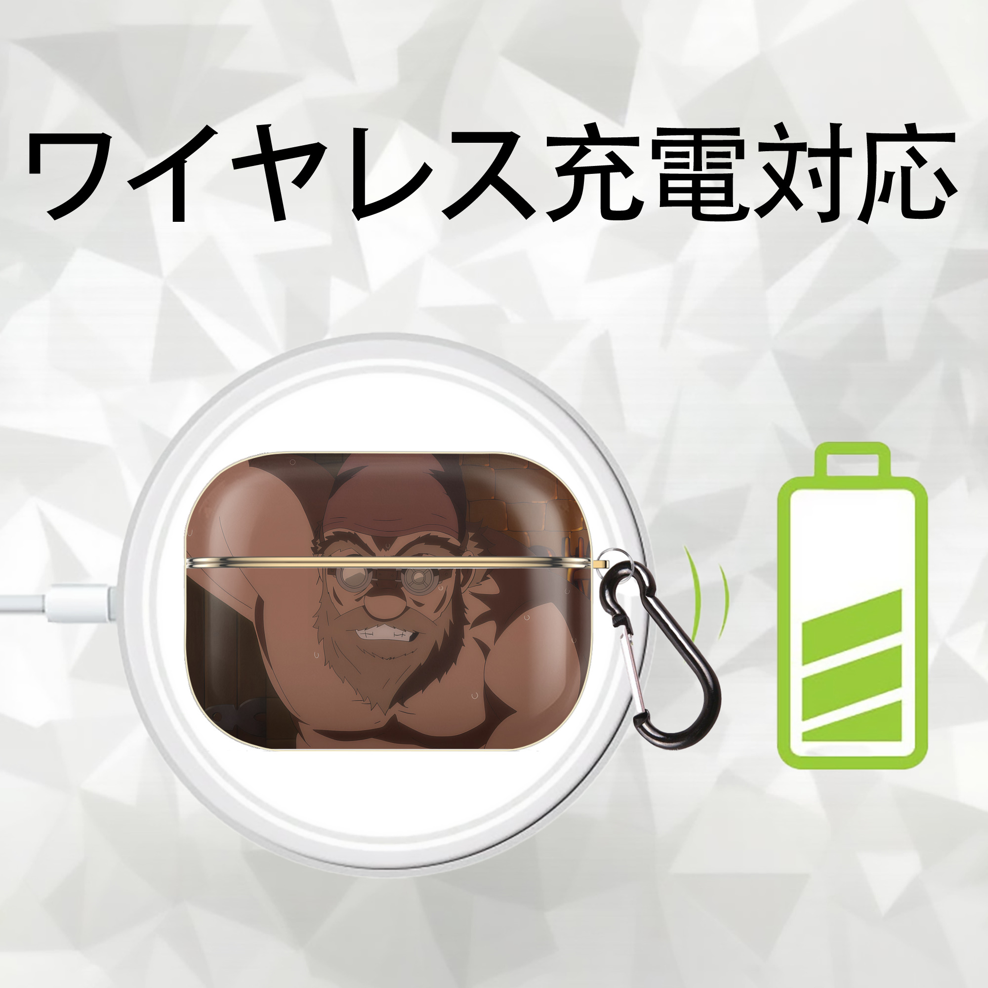 転スラ Regarding Reincarnated to Slime 【AirPods Pro用】ハードシェル保護ケース｜耐衝撃・防指紋・カラビナ付き商品仕様