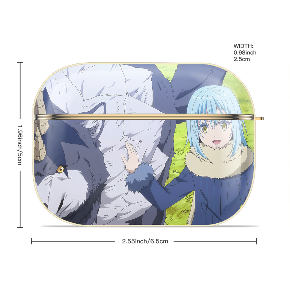 転スラ Regarding Reincarnated to Slime 【AirPods Pro用】ハードシェル保護ケース｜耐衝撃・防指紋・カラビナ付き商品仕様