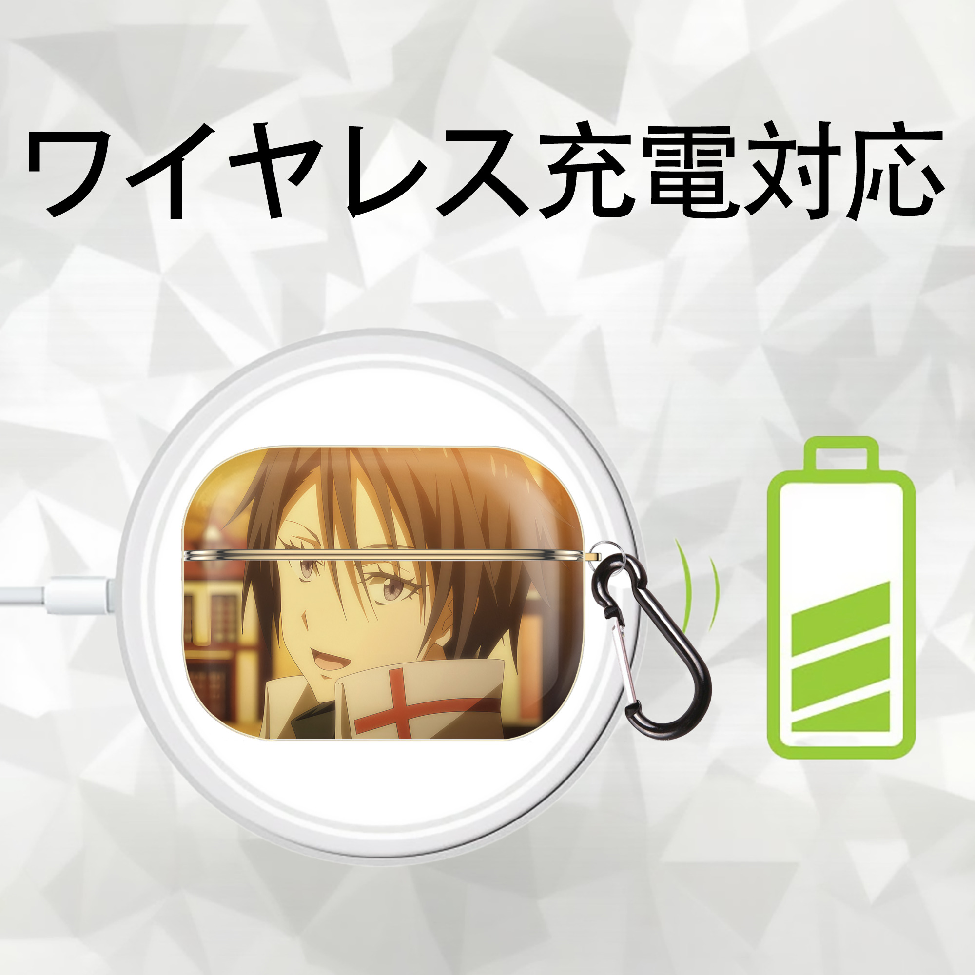 転スラ Regarding Reincarnated to Slime 【AirPods Pro用】ハードシェル保護ケース｜耐衝撃・防指紋・カラビナ付き商品仕様