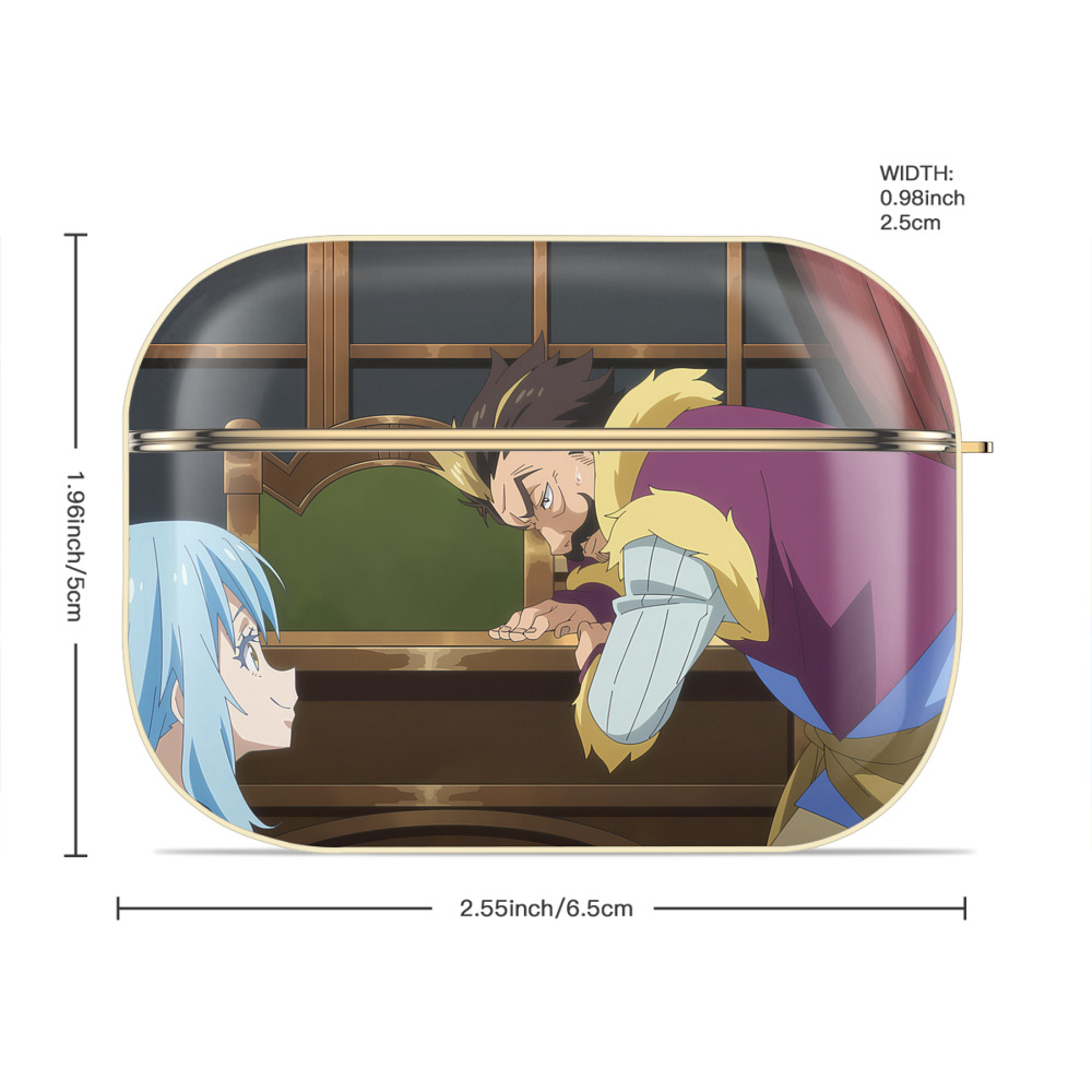転スラ Regarding Reincarnated to Slime 【AirPods Pro用】ハードシェル保護ケース｜耐衝撃・防指紋・カラビナ付き商品仕様