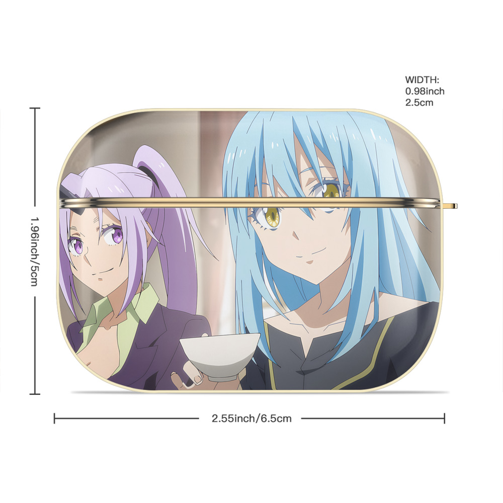 転スラ Regarding Reincarnated to Slime 【AirPods Pro用】ハードシェル保護ケース｜耐衝撃・防指紋・カラビナ付き商品仕様