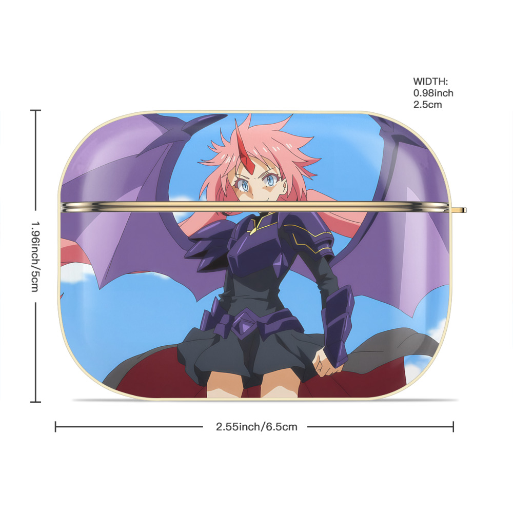 転スラ Regarding Reincarnated to Slime 【AirPods Pro用】ハードシェル保護ケース｜耐衝撃・防指紋・カラビナ付き商品仕様