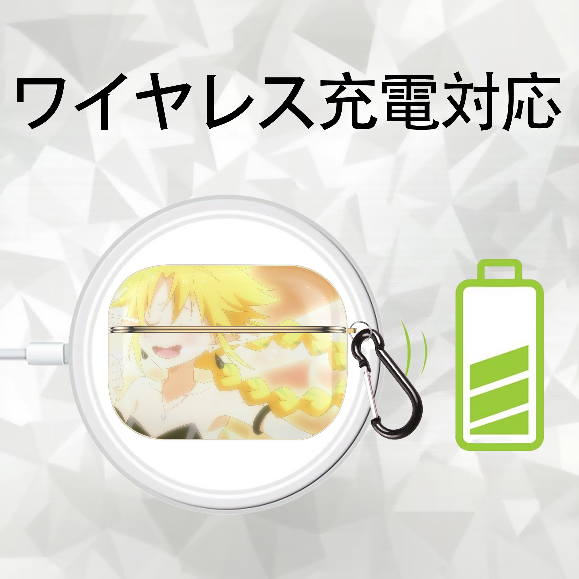 転スラ Regarding Reincarnated to Slime 【AirPods Pro用】ハードシェル保護ケース｜耐衝撃・防指紋・カラビナ付き商品仕様