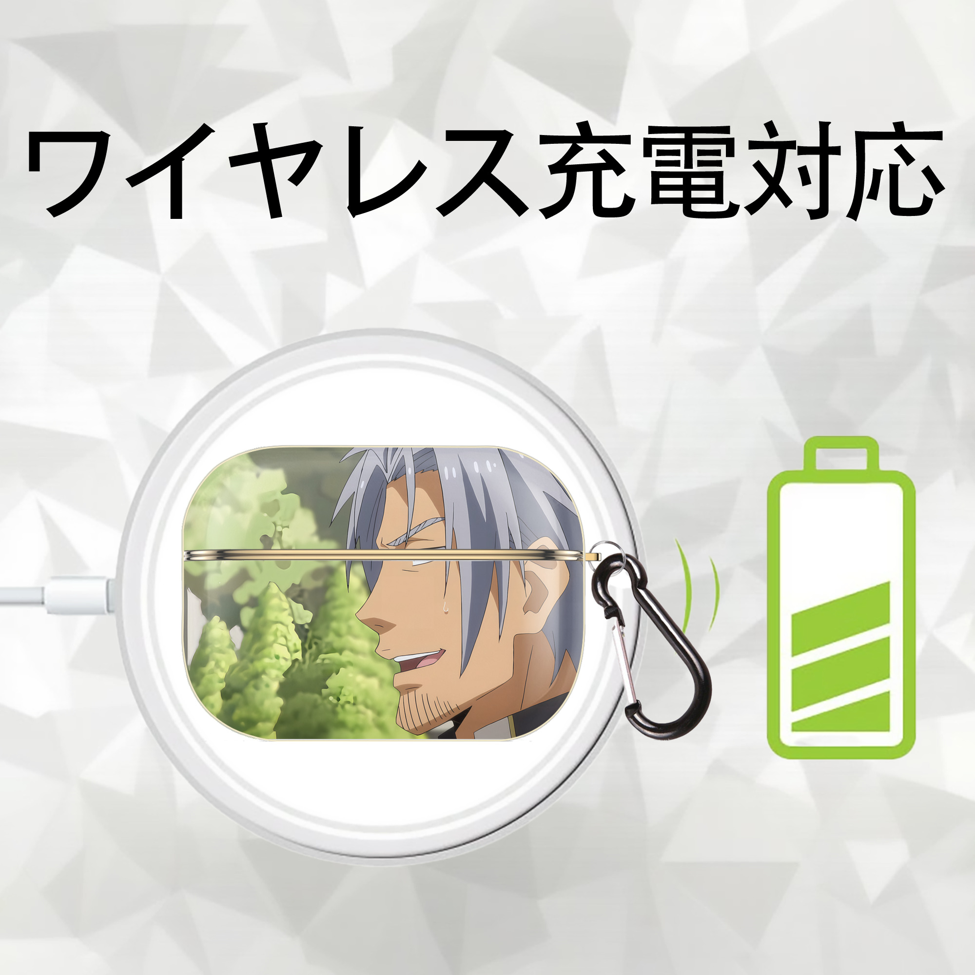 転スラ Regarding Reincarnated to Slime 【AirPods Pro用】ハードシェル保護ケース｜耐衝撃・防指紋・カラビナ付き商品仕様