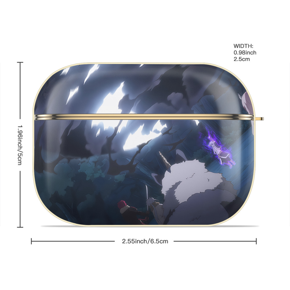 転スラ Regarding Reincarnated to Slime 【AirPods Pro用】ハードシェル保護ケース｜耐衝撃・防指紋・カラビナ付き商品仕様