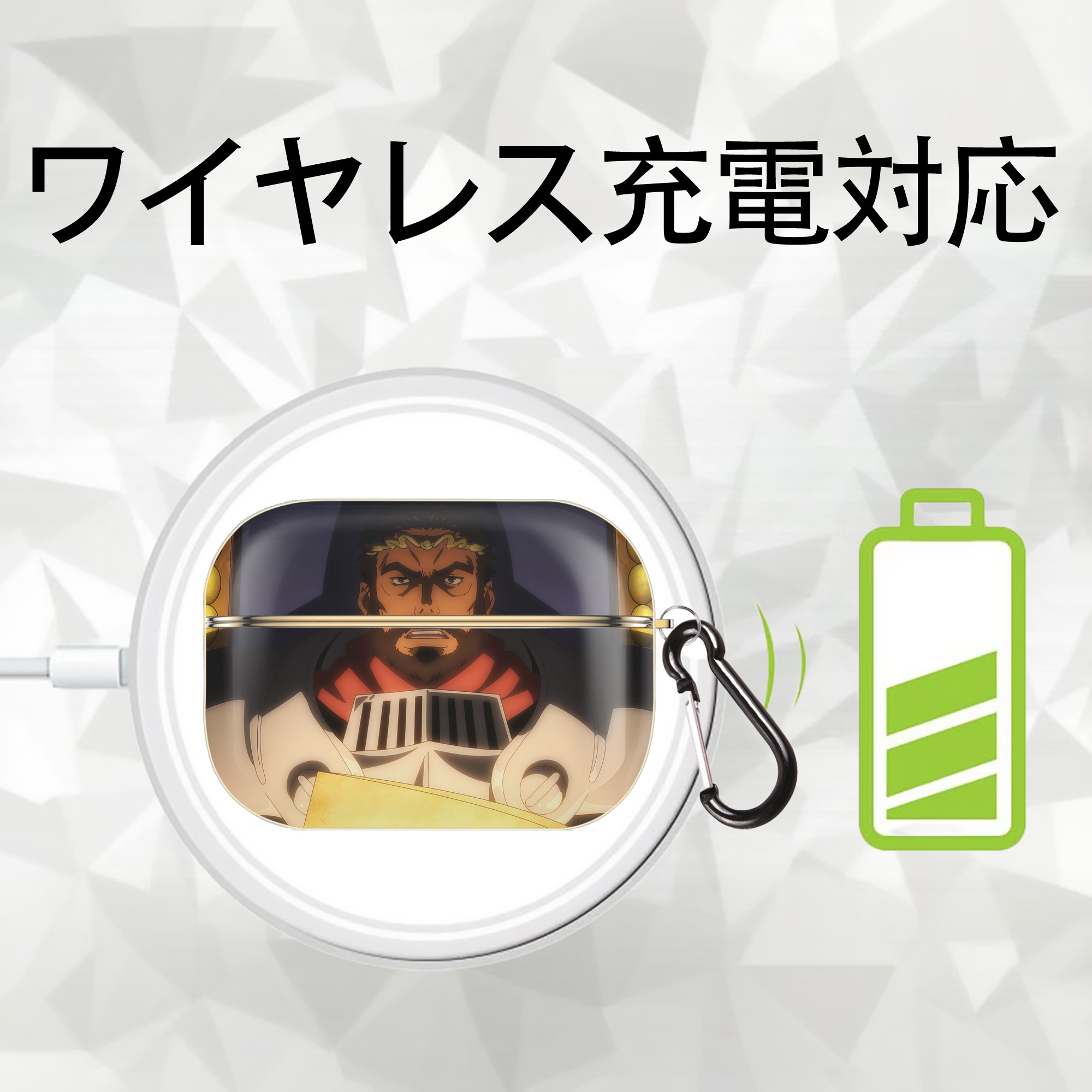 転スラ Regarding Reincarnated to Slime 【AirPods Pro用】ハードシェル保護ケース｜耐衝撃・防指紋・カラビナ付き商品仕様