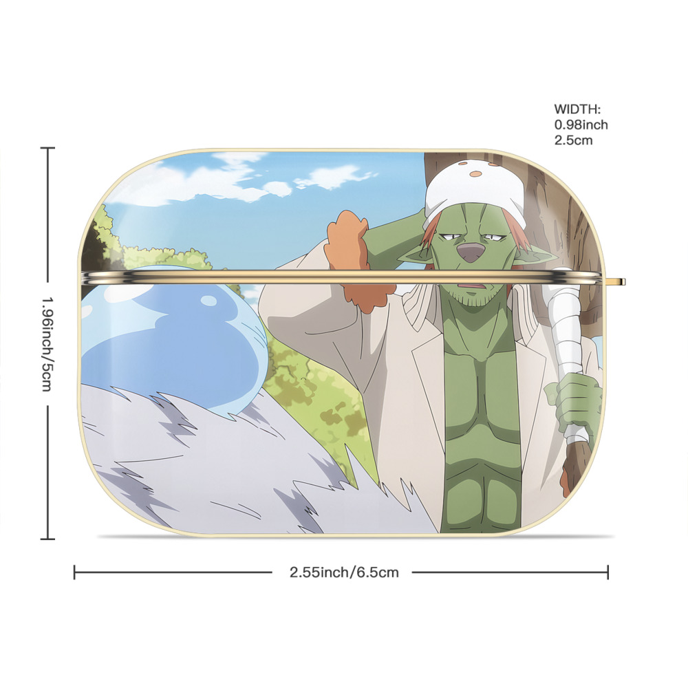 転スラ Regarding Reincarnated to Slime 【AirPods Pro用】ハードシェル保護ケース｜耐衝撃・防指紋・カラビナ付き商品仕様