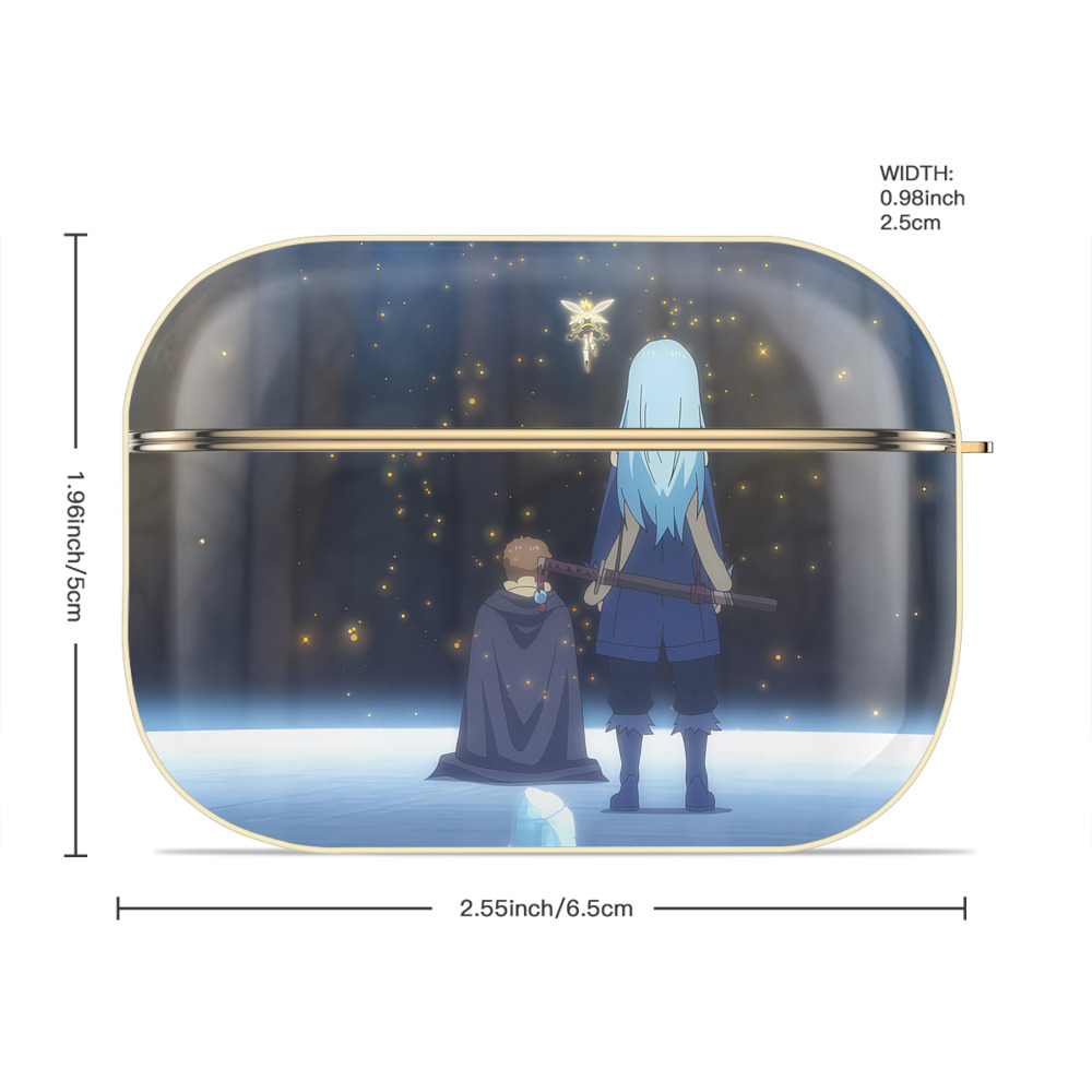 転スラ Regarding Reincarnated to Slime 【AirPods Pro用】ハードシェル保護ケース｜耐衝撃・防指紋・カラビナ付き商品仕様