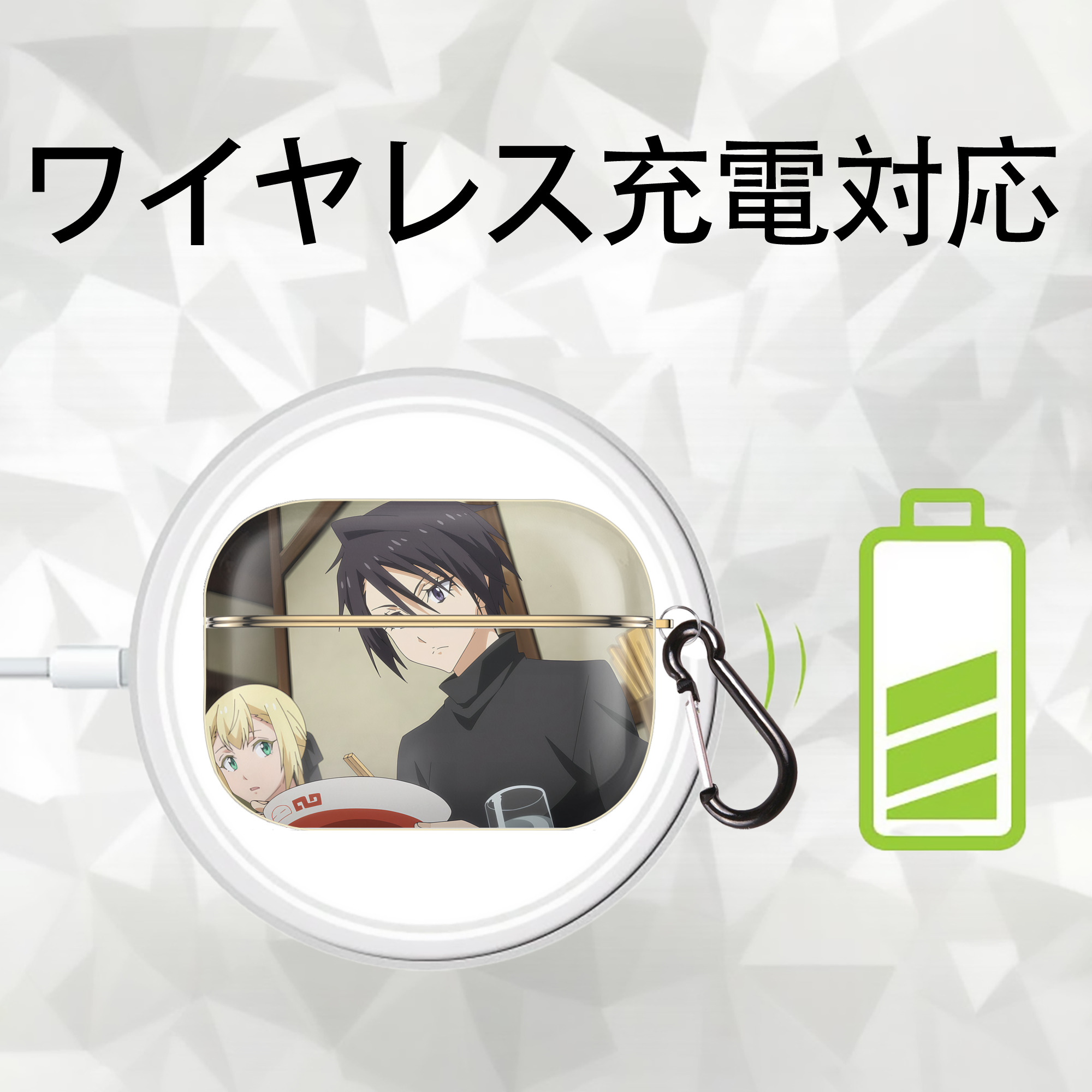 転スラ Regarding Reincarnated to Slime 【AirPods Pro用】ハードシェル保護ケース｜耐衝撃・防指紋・カラビナ付き商品仕様