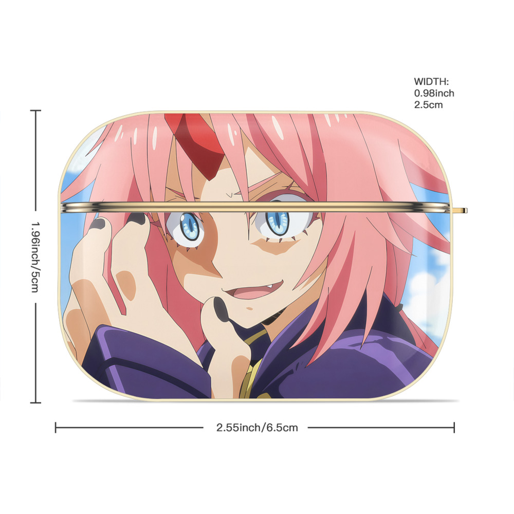 転スラ Regarding Reincarnated to Slime 【AirPods Pro用】ハードシェル保護ケース｜耐衝撃・防指紋・カラビナ付き商品仕様