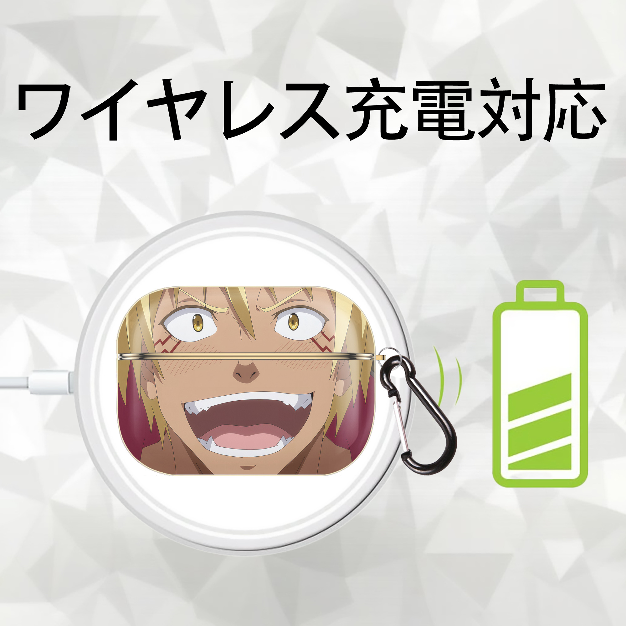 転スラ Regarding Reincarnated to Slime 【AirPods Pro用】ハードシェル保護ケース｜耐衝撃・防指紋・カラビナ付き商品仕様