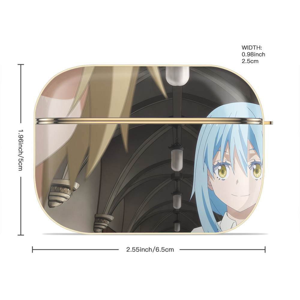転スラ Regarding Reincarnated to Slime 【AirPods Pro用】ハードシェル保護ケース｜耐衝撃・防指紋・カラビナ付き商品仕様