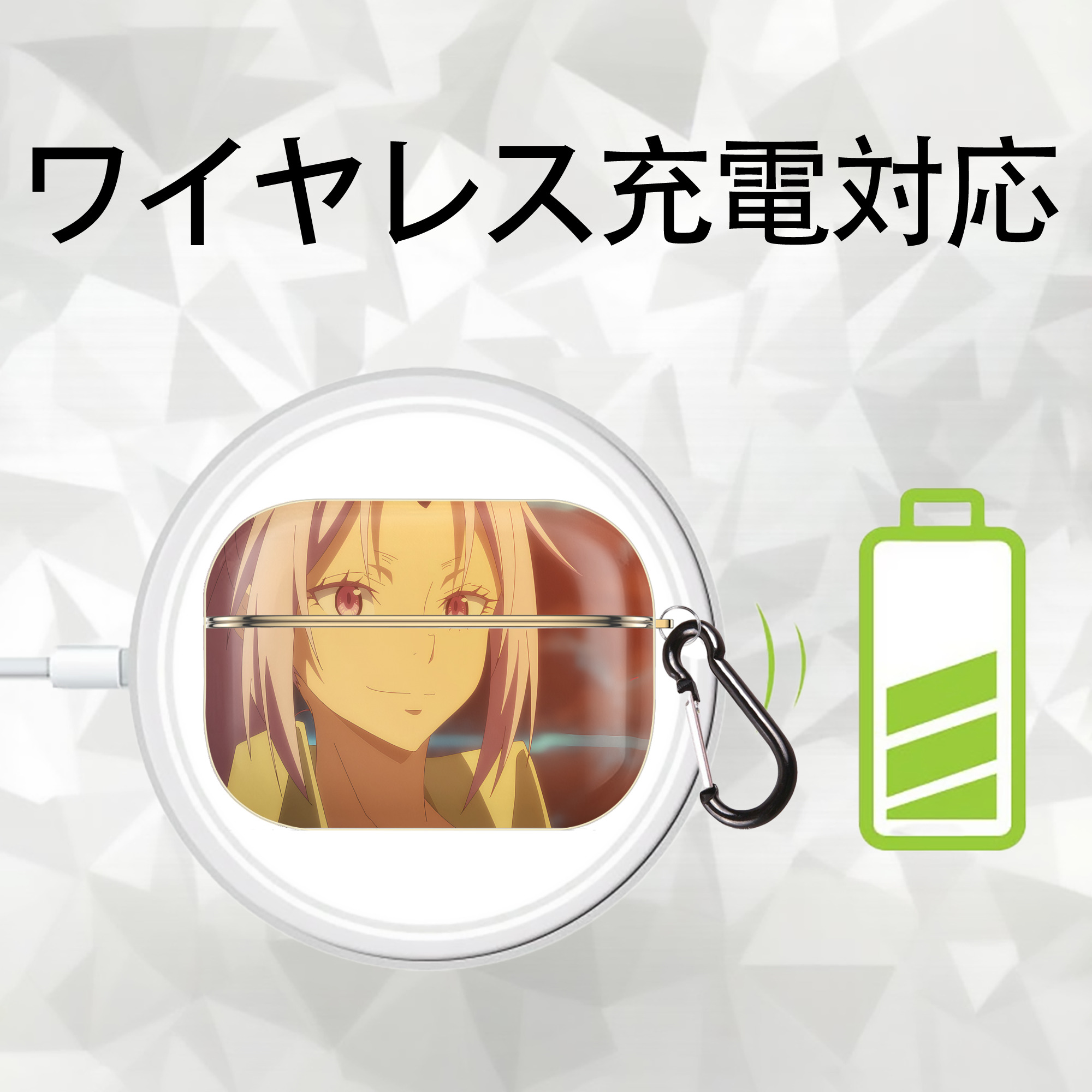 転スラ Regarding Reincarnated to Slime 【AirPods Pro用】ハードシェル保護ケース｜耐衝撃・防指紋・カラビナ付き商品仕様