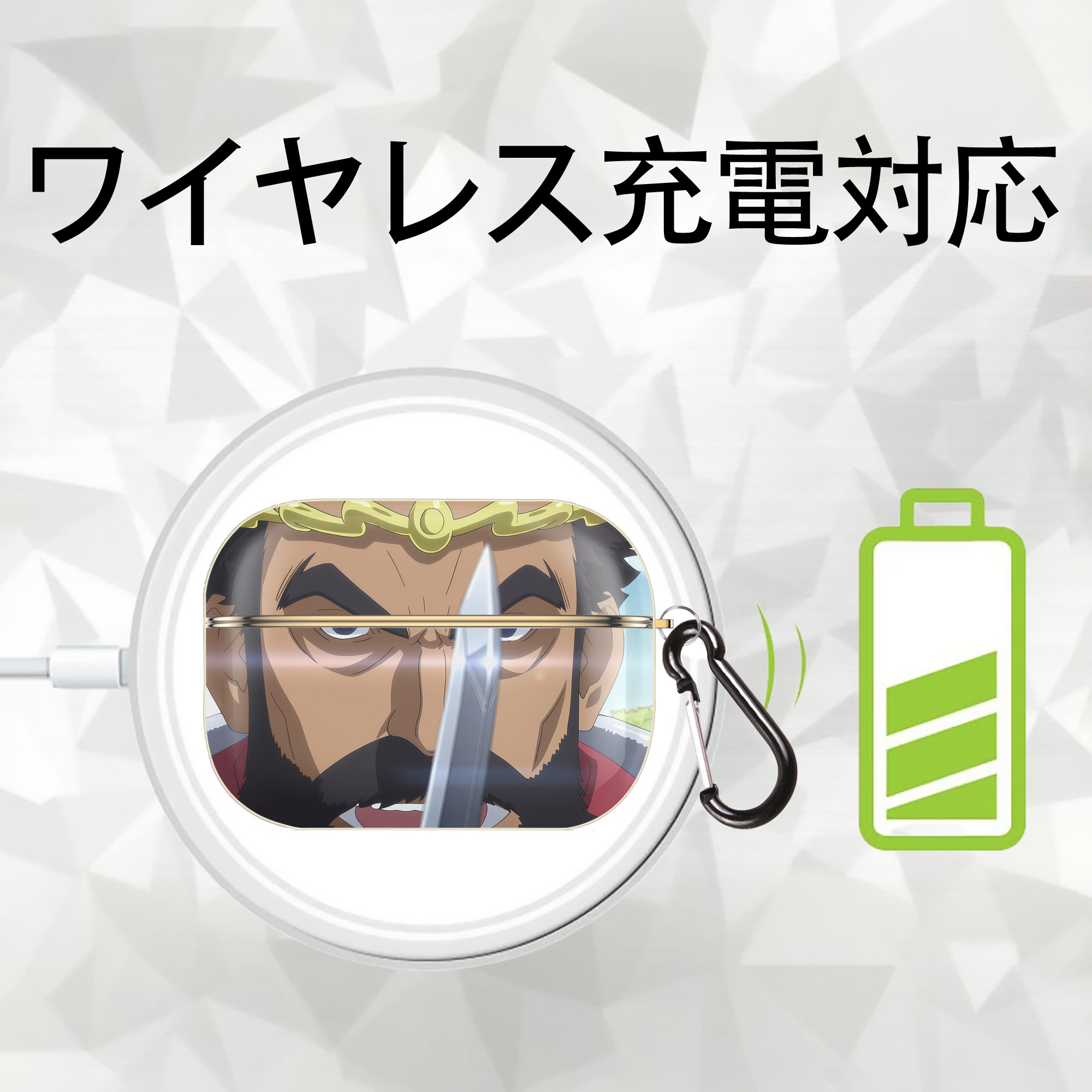 転スラ Regarding Reincarnated to Slime 【AirPods Pro用】ハードシェル保護ケース｜耐衝撃・防指紋・カラビナ付き商品仕様